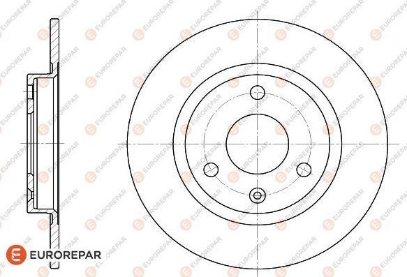 EUROREPAR 1618859880 - Kočioni disk www.molydon.hr