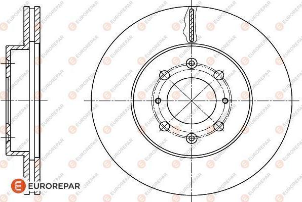 EUROREPAR 1618869480 - Kočioni disk www.molydon.hr