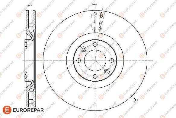 EUROREPAR 1618864780 - Kočioni disk www.molydon.hr