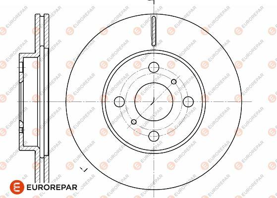 EUROREPAR 1618865980 - Kočioni disk www.molydon.hr