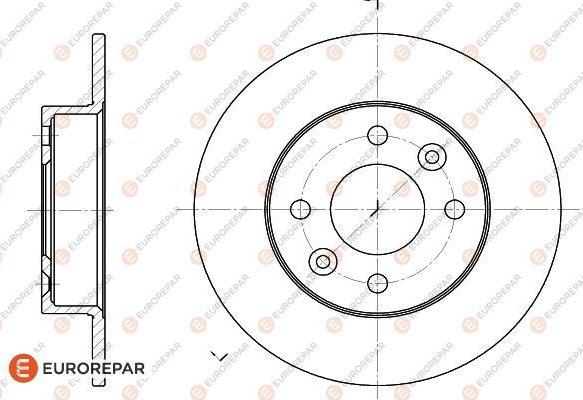 EUROREPAR 1618866680 - Kočioni disk www.molydon.hr