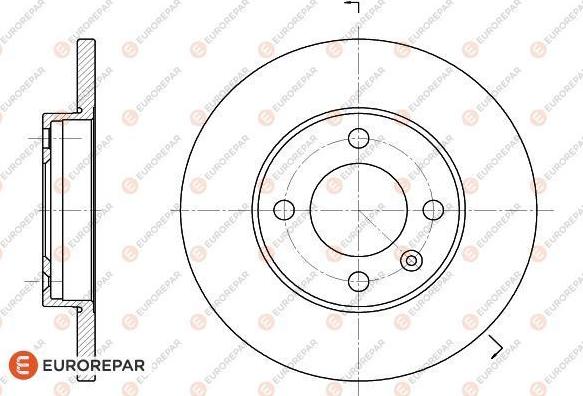 EUROREPAR 1618866880 - Kočioni disk www.molydon.hr