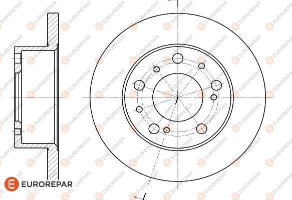 EUROREPAR 1618860580 - Kočioni disk www.molydon.hr