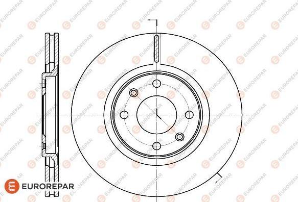 EUROREPAR 1618860180 - Kočioni disk www.molydon.hr