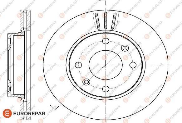 EUROREPAR 1618860780 - Kočioni disk www.molydon.hr