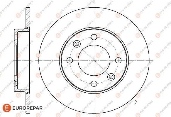 EUROREPAR 1618861980 - Kočioni disk www.molydon.hr