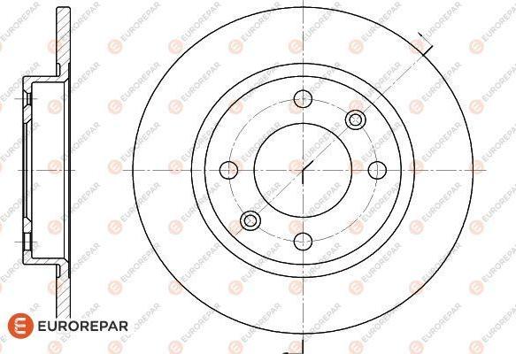 EUROREPAR 1618861580 - Kočioni disk www.molydon.hr