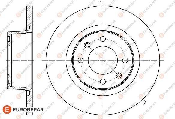 EUROREPAR 1618861680 - Kočioni disk www.molydon.hr