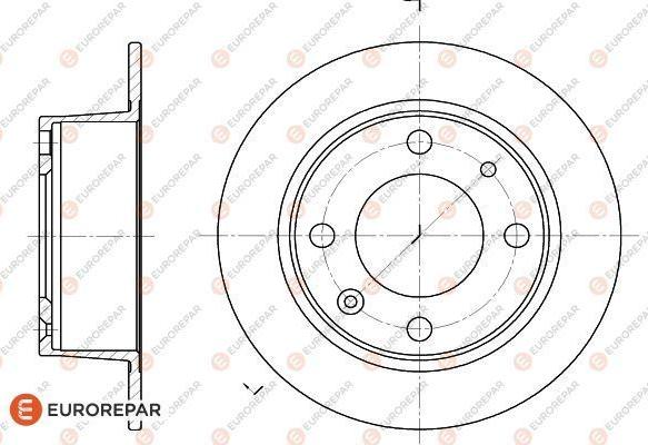 EUROREPAR 1618861080 - Kočioni disk www.molydon.hr