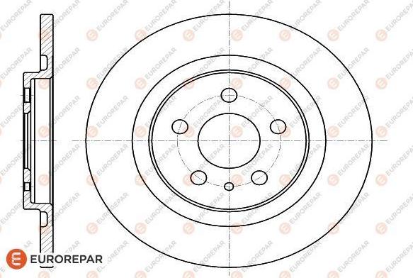 EUROREPAR 1618861780 - Kočioni disk www.molydon.hr