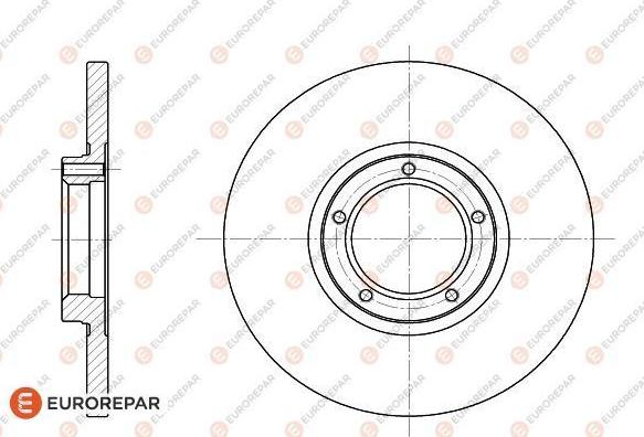 EUROREPAR 1618868980 - Kočioni disk www.molydon.hr