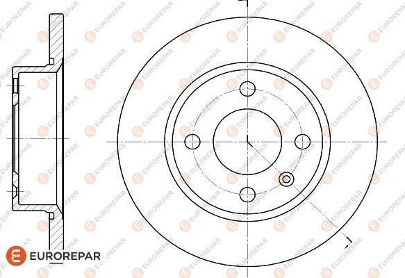 EUROREPAR 1618868480 - Kočioni disk www.molydon.hr