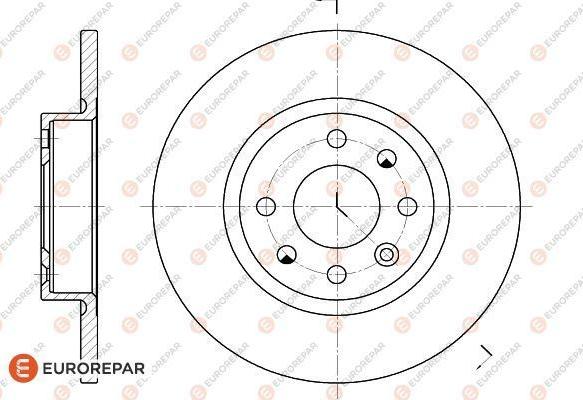 EUROREPAR 1618868680 - Kočioni disk www.molydon.hr