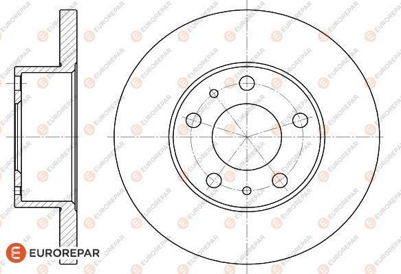 EUROREPAR 1618863680 - Kočioni disk www.molydon.hr