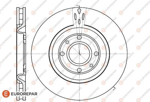 EUROREPAR 1618863780 - Kočioni disk www.molydon.hr