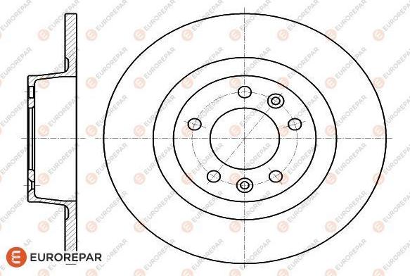 EUROREPAR 1618862480 - Kočioni disk www.molydon.hr