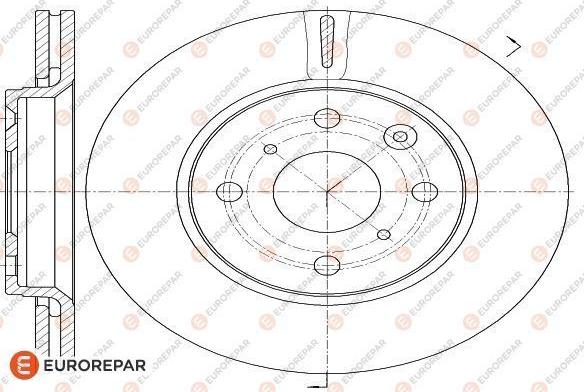 EUROREPAR 1618862380 - Kočioni disk www.molydon.hr