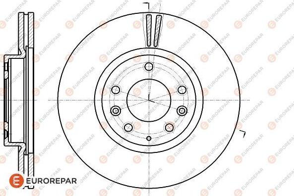 EUROREPAR 1618889680 - Kočioni disk www.molydon.hr