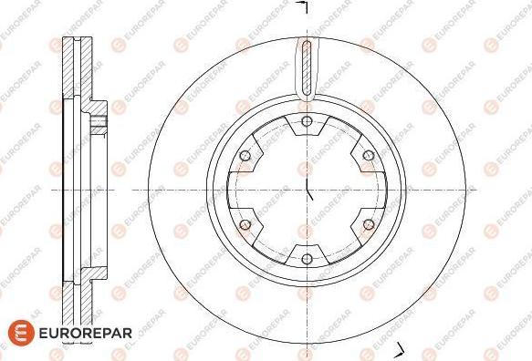 EUROREPAR 1618884480 - Kočioni disk www.molydon.hr