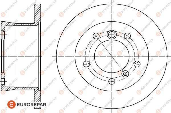 EUROREPAR 1618884080 - Kočioni disk www.molydon.hr