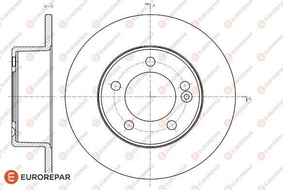 EUROREPAR 1618885980 - Kočioni disk www.molydon.hr