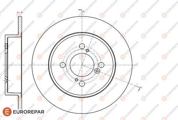 EUROREPAR 1618886380 - Kočioni disk www.molydon.hr