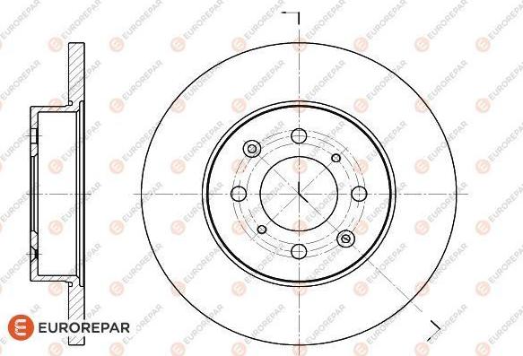 EUROREPAR 1618881480 - Kočioni disk www.molydon.hr