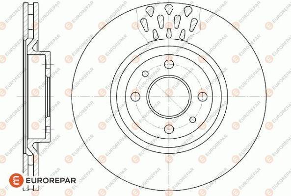 EUROREPAR 1618881680 - Kočioni disk www.molydon.hr