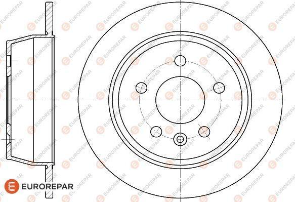 EUROREPAR 1618881880 - Kočioni disk www.molydon.hr