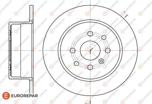 EUROREPAR 1618888880 - Kočioni disk www.molydon.hr