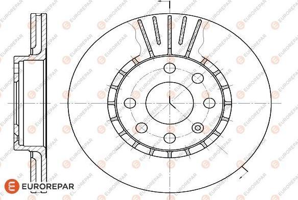 EUROREPAR 1618883980 - Kočioni disk www.molydon.hr