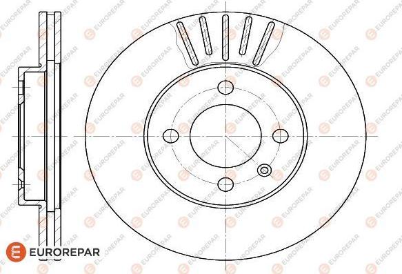 EUROREPAR 1618883580 - Kočioni disk www.molydon.hr