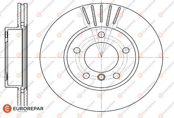 EUROREPAR 1618883780 - Kočioni disk www.molydon.hr