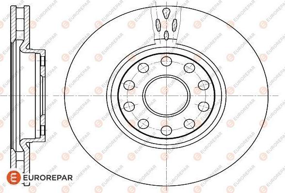 EUROREPAR 1618882580 - Kočioni disk www.molydon.hr