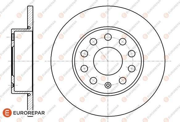 EUROREPAR 1618882080 - Kočioni disk www.molydon.hr