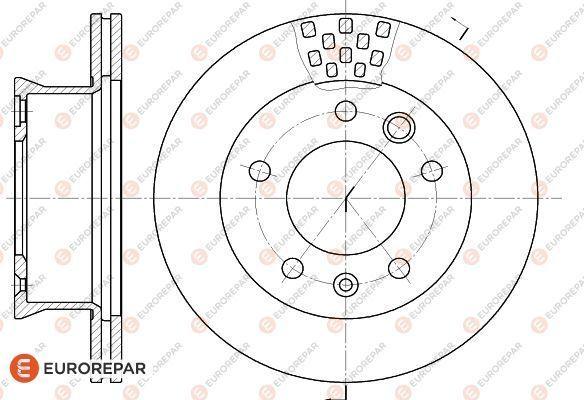 EUROREPAR 1618882380 - Kočioni disk www.molydon.hr