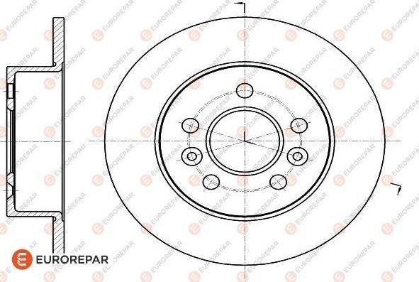 EUROREPAR 1618887480 - Kočioni disk www.molydon.hr