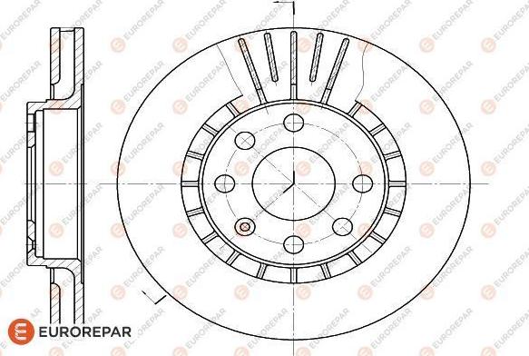 EUROREPAR 1618879080 - Kočioni disk www.molydon.hr