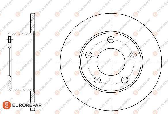 EUROREPAR 1618874680 - Kočioni disk www.molydon.hr