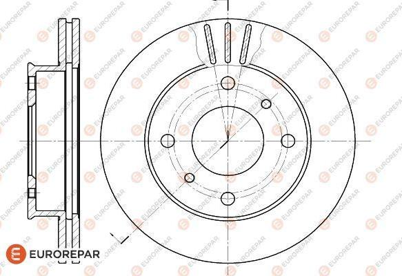 EUROREPAR 1618875980 - Kočioni disk www.molydon.hr