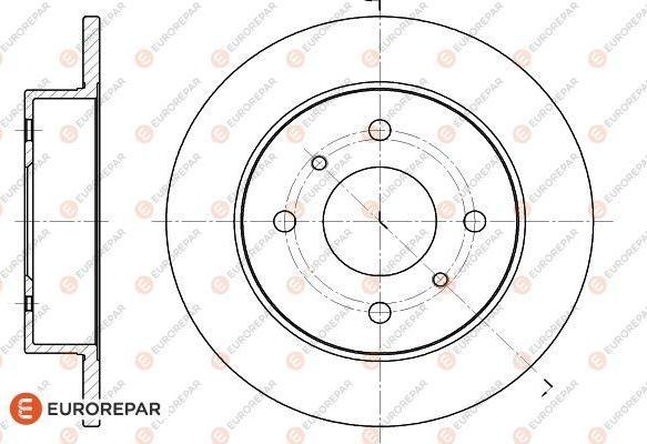 EUROREPAR 1618875480 - Kočioni disk www.molydon.hr