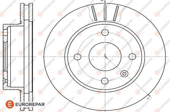 EUROREPAR 1618875580 - Kočioni disk www.molydon.hr