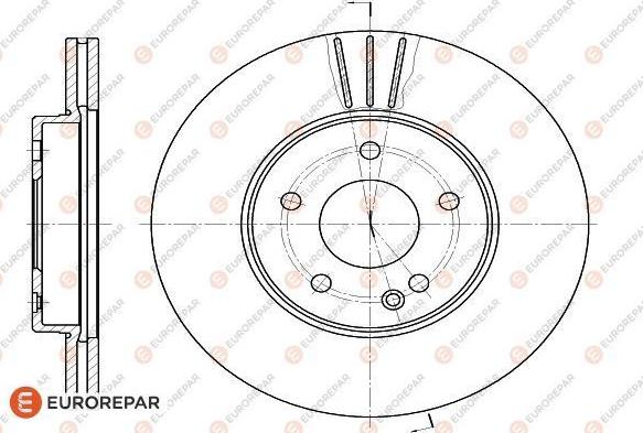 EUROREPAR 1618875180 - Kočioni disk www.molydon.hr