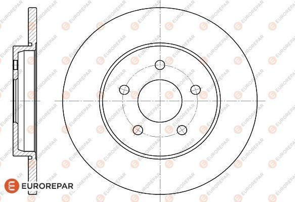 EUROREPAR 1618875380 - Kočioni disk www.molydon.hr