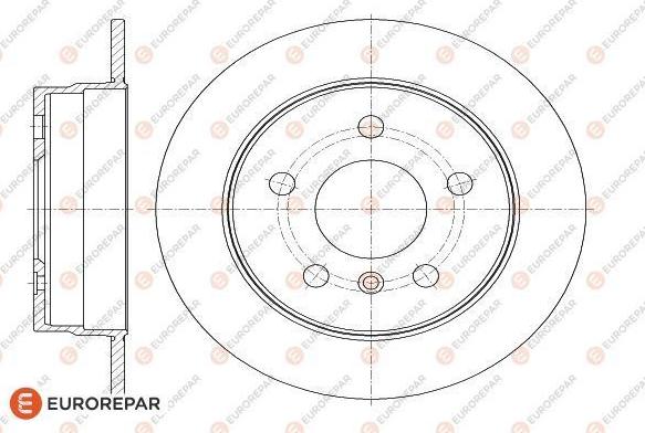 EUROREPAR 1618875280 - Kočioni disk www.molydon.hr