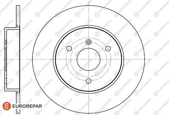 EUROREPAR 1618876980 - Kočioni disk www.molydon.hr