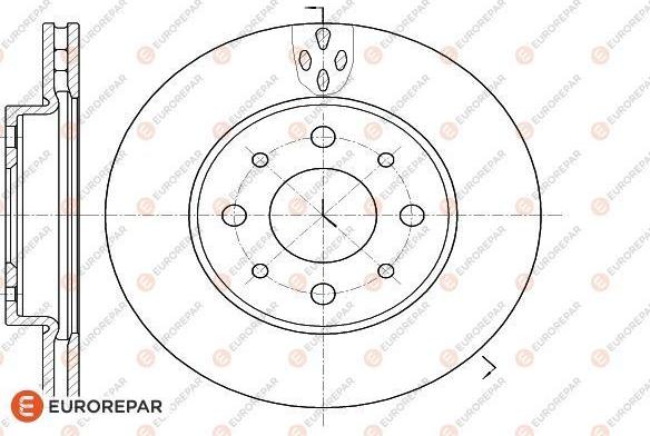 EUROREPAR 1618876480 - Kočioni disk www.molydon.hr