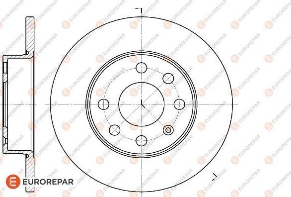 EUROREPAR 1618876680 - Kočioni disk www.molydon.hr