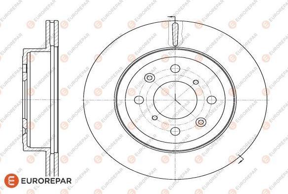 EUROREPAR 1618870880 - Kočioni disk www.molydon.hr