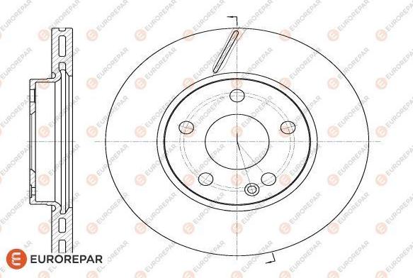 EUROREPAR 1618870380 - Kočioni disk www.molydon.hr